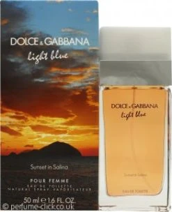 Dolce & Gabbana Light Blue Sunset In Salina Limited Edition Eau De Toilette 50ml Spray