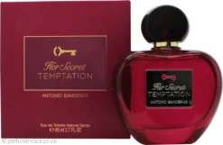 Antonio Banderas Her Secret Temptation Eau De Toilette 80ml Spray